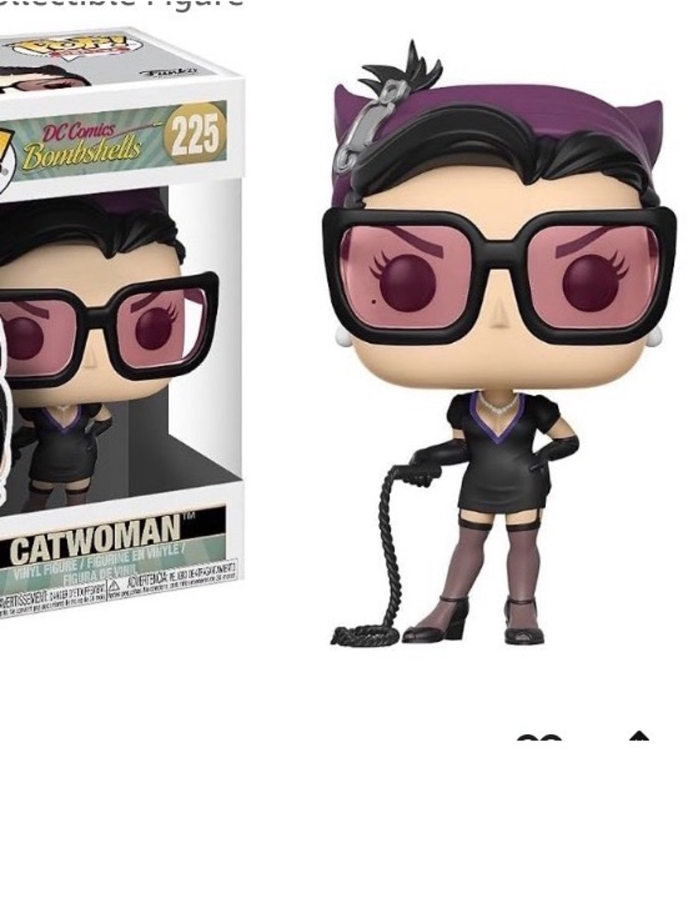 Funko Catwoman Bombshells Vinyl Figure - Black & Pink Accents
